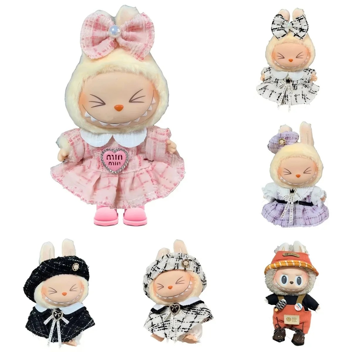 Suits - 17cm Fashion Doll Labubu Clothing Accessories