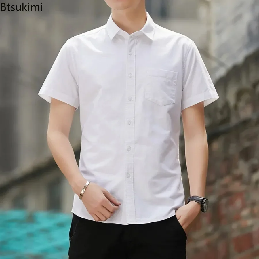 2026 Men's Casual 100% Cotton  - огляд і ціна Oxford Cotton Casual Shirt Business