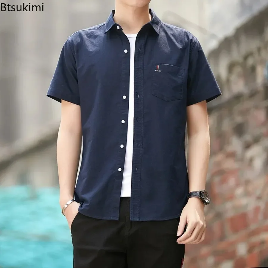 2026 Men's Casual 100% Cotton  - огляд і ціна Oxford Cotton Casual Shirt Business