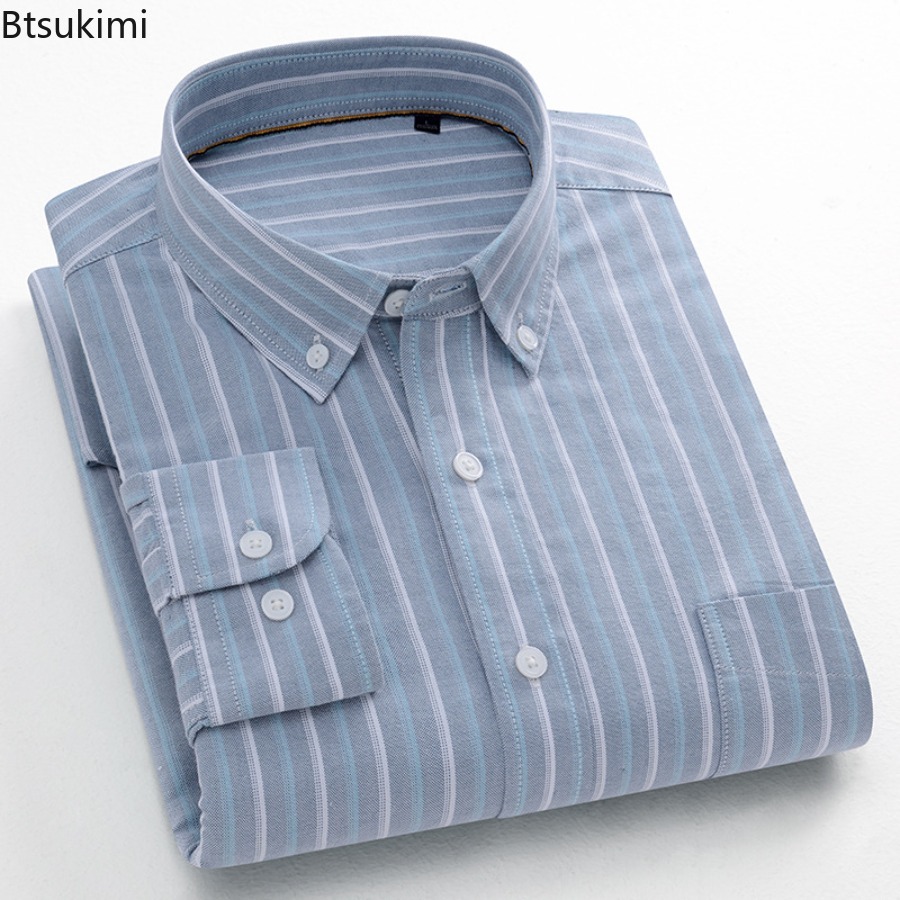 High Quality 100% Cotton Oxfor - огляд і ціна Oxford Cotton Casual Shirt Business